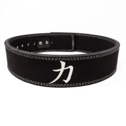 Narrow 7.6cm Black Lever Belt, 10mm - IPF Approved -Strength Shop 10mm 3inch wide rear