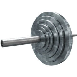 157.5KG Set - Steel Plates, Galvanized Zinc -Strength Shop 150kg SteelZincOnBar
