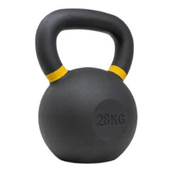 B-WARE Strength Shop Cast Iron Kettlebells - Single Mould, Powder Coated, 4-64KG -Strength Shop 28KG V1