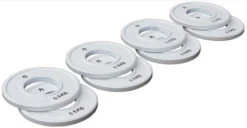 Fractional Steel Plate Package, White - 8 X 0.5KG