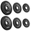 Riot Cast Iron Plate Package Powerlifting - 2 X 5KG, 2 X 2.5KG, 2 X 1.25KG