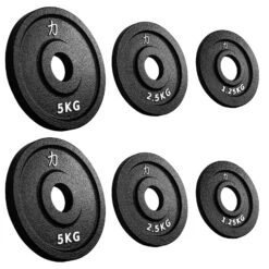 Riot Cast Iron Plate Package Powerlifting - 2 X 5KG, 2 X 2.5KG, 2 X 1.25KG