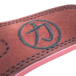 Double Prong Belt, Wine Red Colour, 10MM - IPF Approved -Strength Shop BEL 10MM DP WINERED S Shop 6