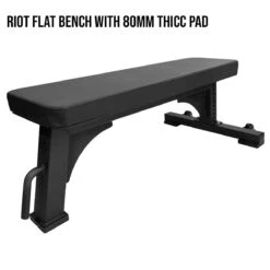 Riot Flat Bench -Strength Shop BENCH FLAT RIOT P80 BUNDLE 2