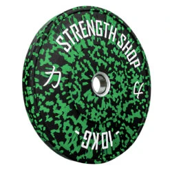Fleck Rubber Bumper Plates – Colour Coded, 5kg-25kg Or 150kg Set -Strength Shop BUMP FLECK 10KG
