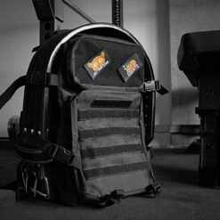 Training Backpack 2.0, Black - Add Extra Patches -Strength Shop BackpacksDetailBlack 2