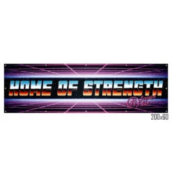 Retro Strength Shop Gym Banner