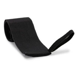 Heavy Black Wrist Wraps - IPF Approved – 60cm/90cm -Strength Shop Heavy White Black V3