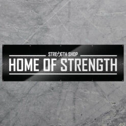 Strength Shop Gym Banner, Sizes: Small, Medium & Large -Strength Shop HoS Banner 2