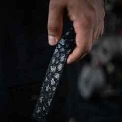 Dark Leo PRO Lifting Straps, 50cm Or 65cm /w Grip Pattern -Strength Shop LIFT STRAPS DRK LEO PRO AS 2