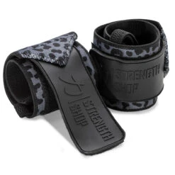 Medium Wrist Wraps, Dark Leo - IPF Approved – 30cm/60cm -Strength Shop Medium Dark Leo V1.2 30cm Thumbnail