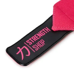 Medium Wrist Wraps, Pink, IPF Approved – 30cm/60cm -Strength Shop Medium Pink V2