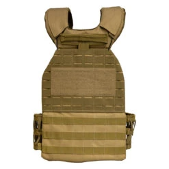 Tactical Plate Carrier Vest – 8kg, 10kg Or 15kg -Strength Shop Military Plate Carrier Vest Back