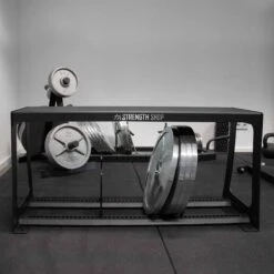 Plate Storage Bench -Strength Shop PLATE STORAGE BENCH 6