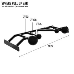 Sphere Pull Up Bar | MRR Compatible -Strength Shop PULLUP BAR SPHERE 2