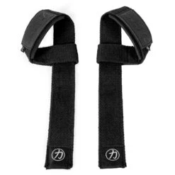 Stealth Black PRO Lifting Straps, 50cm Or 65cm -Strength Shop Pro Athlete Deadlift Straps v3