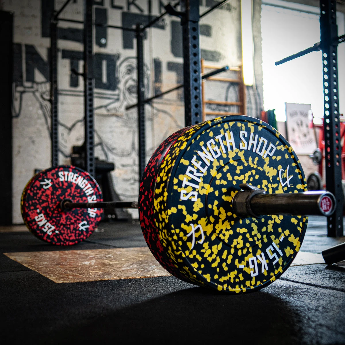 B-WARE Fleck Rubber Bumper Plates – Colour Coded, 5kg-25kg - Image 9