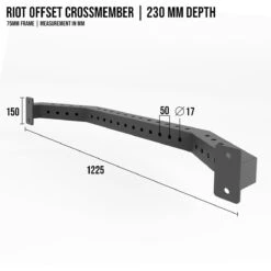 Riot MRR 75 | Offset Crossmember -Strength Shop Riot Offset Crossmember 1 3cd9b1ad 72a0 4348 a7e6 5f7d2668d7b0