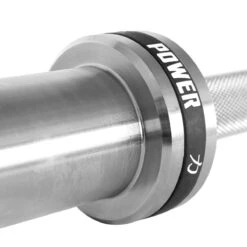 Bastard Power Bar, Nickel Plated Shaft -Strength Shop SHOP BAR BAST POWER CHROME SHOP 3