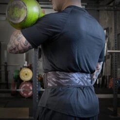 Flex-Fit Weightlifting Belt, Dark Camo -Strength Shop SHOP BEL FLEX FIT DARKCAMO CAMO 5