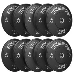 B-WARE Riot Bumper Plates 2.0 – Black -Strength Shop SHOP BUMP RIOT V2 BLK 6