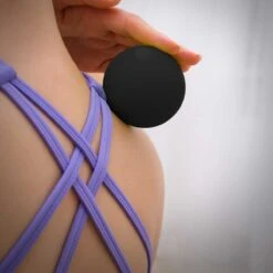 Lacrosse/Massage Ball, Ø 69MM - Black -Strength Shop SHOP LACROSSE BLACK 3