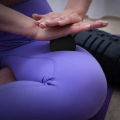 Lacrosse/Massage Ball, Ø 69MM - Black -Strength Shop SHOP LACROSSE BLACK 4