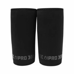 7mm Inferno PRO Knee Sleeves - Extra Stiff Neoprene, Stealth - IPF Approved -Strength Shop SHOP NEO KNEE 7MM STLTH STIFF 2