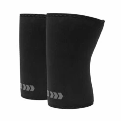 7mm Inferno PRO Knee Sleeves - Extra Stiff Neoprene, Stealth - IPF Approved -Strength Shop SHOP NEO KNEE 7MM STLTH STIFF 3