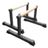 Wooden Grip Parallettes - 3 Sizes, Steel Base -Strength Shop SHOP PARALLETTES LARGE 1