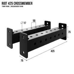 Riot MRR 75 | Crossmembers -Strength Shop SHOP RIOT CM 425 1