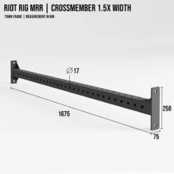 Riot Rig MRR | Extended Crossmembers 1x / 1.5x / 2x -Strength Shop SHOP RIOT CM BAR 1 5X 2