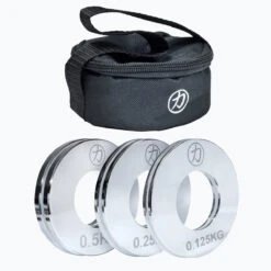 Fractional Steel Plate Set Incl. Storage Bag – Two Of Each: 0.5kg/0.25kg/0.125kg