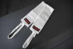 ZKC Olympic Weightlifting Wrist Wraps, Non-Stretch – 100% Cotton -Strength Shop SHOP ZKC LIFT WL white 3