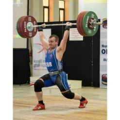 Weightlifting Double Prong Buckle Tapered Belt, Black - 8MM -Strength Shop SKUBEL WL BLACK XS3