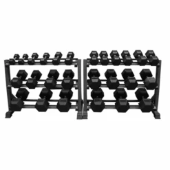 Hex Dumbbell Rack 7 Hex Dumbbell Rack -Strength Shop SKUHEX DB RACK2