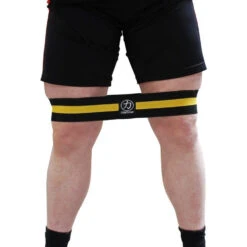 Heavy Hip Rotation Band - 35.5CM - Yellow/Black -Strength Shop SKUHIP ROTAT 14 INCH STIFFhip rotation fest 3