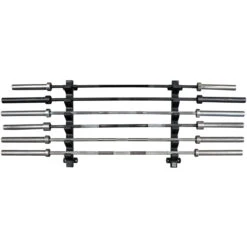 Wall Mountable Horizontal Bar Holder - 6 Bars