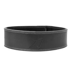Embossed Black Lever Belt, 13mm - IPF Approved -Strength Shop Shop BEL 13MM LVR EMB BLK 2