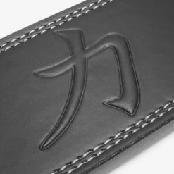 Embossed Black Lever Belt, 13mm - IPF Approved -Strength Shop Shop BEL 13MM LVR EMB BLK 3