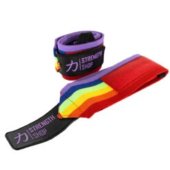 Heavy Wrist Wraps, Rainbow- IPF Approved