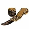 Medium Wrist Wraps, Leopard Print - IPF Approved, 30cm/60cm -Strength Shop WRIST WRAPS MEDIUM LEO 1