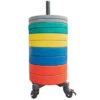 Vertical Plate Storage On Wheels -Strength Shop bss