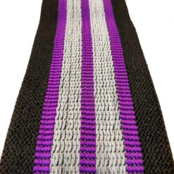 Hip Rotation Band With Anti Slip Grip, Purple - 35.5CM -Strength Shop close up purple