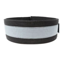Webbing Deadlift Belt / Back Support Grey/Black -Strength Shop deadlift belt 3