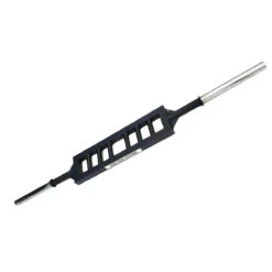 Solid Steel Swiss Bar - 27KG -Strength Shop final side front