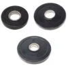 Rubber Coated Plates - Black, 1.25kg-5kg -Strength Shop fractional set image 3 1