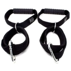 Cable Handles (Pair), Black, Multi-Purpose -Strength Shop img 2153