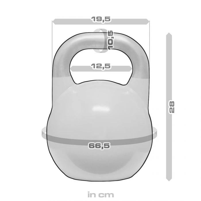 Stainless Steel Competition Kettlebells - 4-36KG 6 Stainless Steel Competition Kettlebells - 4-36KG - Image 4