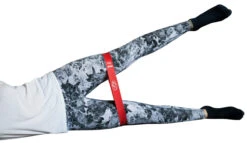 Glute Gymnastic Mini Bands - Set Of 5 Incl. Bag -Strength Shop latex band set action 2